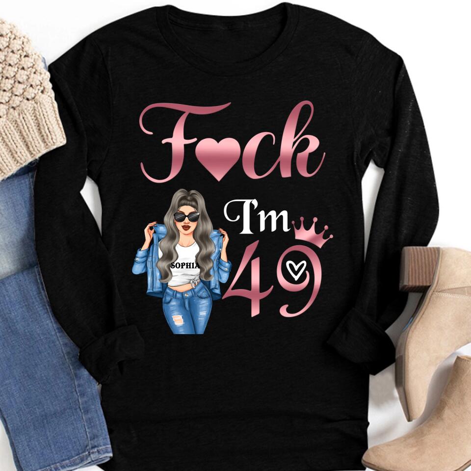 Custom Birthday Shirts, Chapter 49, Fabulous Since 1974 49th Birthday Unique T Shirt For Woman, Her Gifts For 49 Years Old