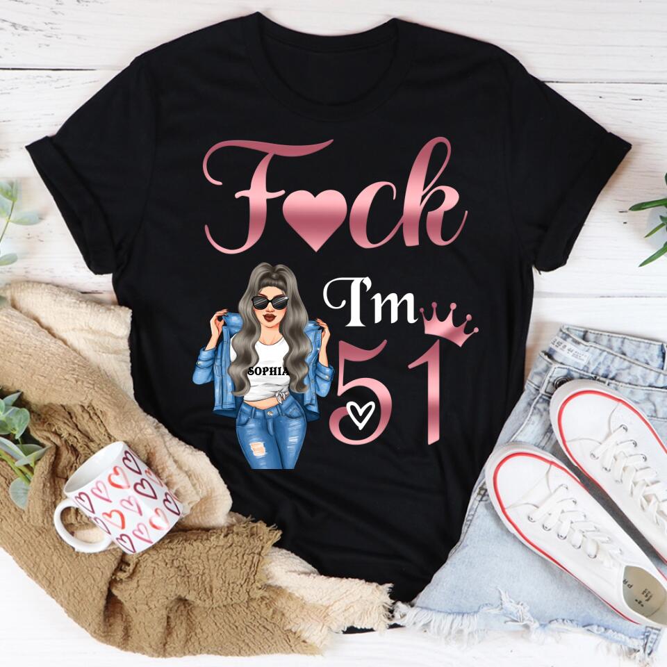 Custom Birthday Shirts, Chapter 51, Fabulous Since 1972 51st Birthday Unique T Shirt For Woman, Her Gifts For 51 Years Old