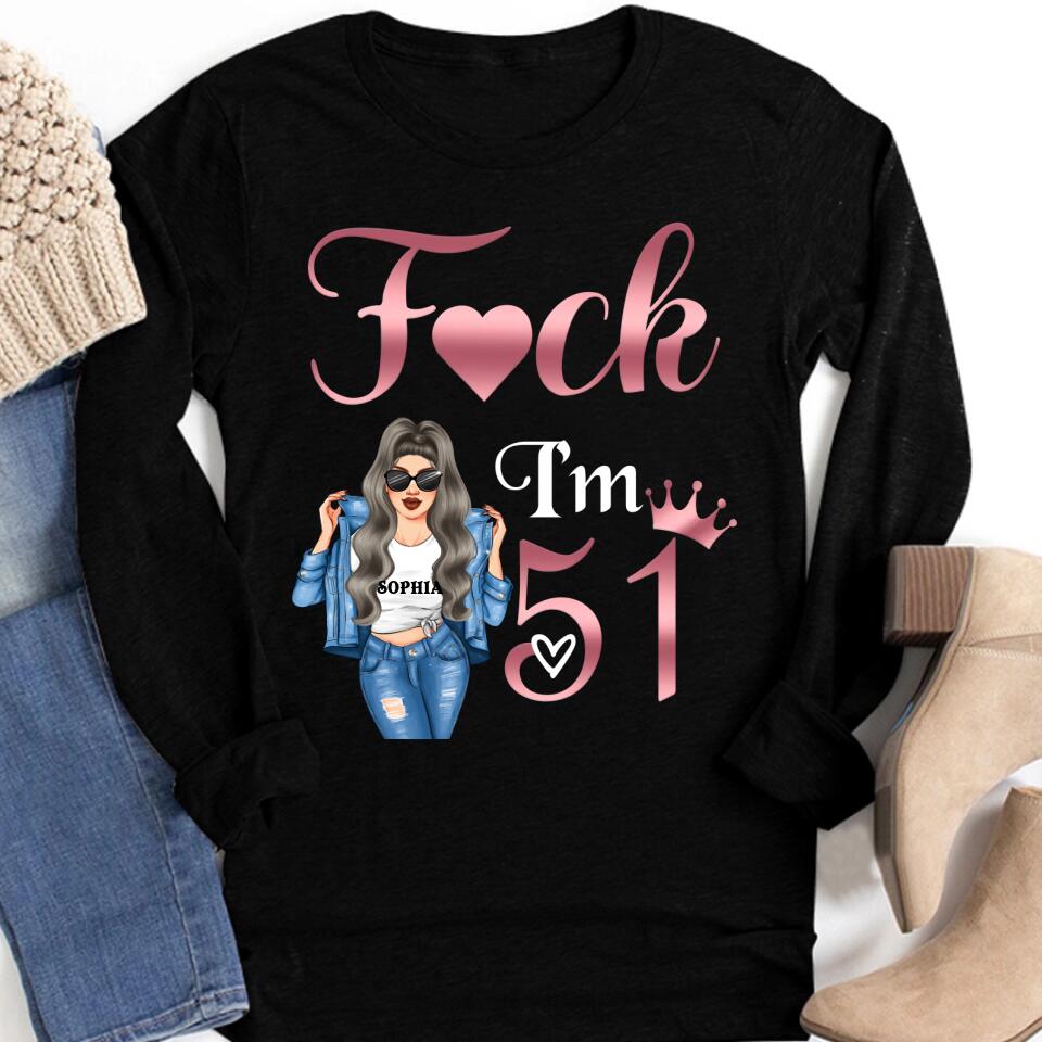 Custom Birthday Shirts, Chapter 51, Fabulous Since 1972 51st Birthday Unique T Shirt For Woman, Her Gifts For 51 Years Old