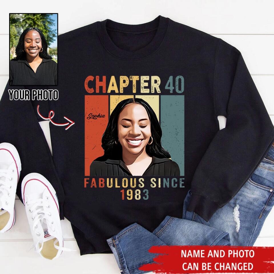 40th Birthday Shirts, Custom Birthday Shirts, Turning 40 Shirt, Gifts For Women Turning 40, 40 And Fabulous Shirt, 1983 Shirt, 50th Birthday Shirts For Her