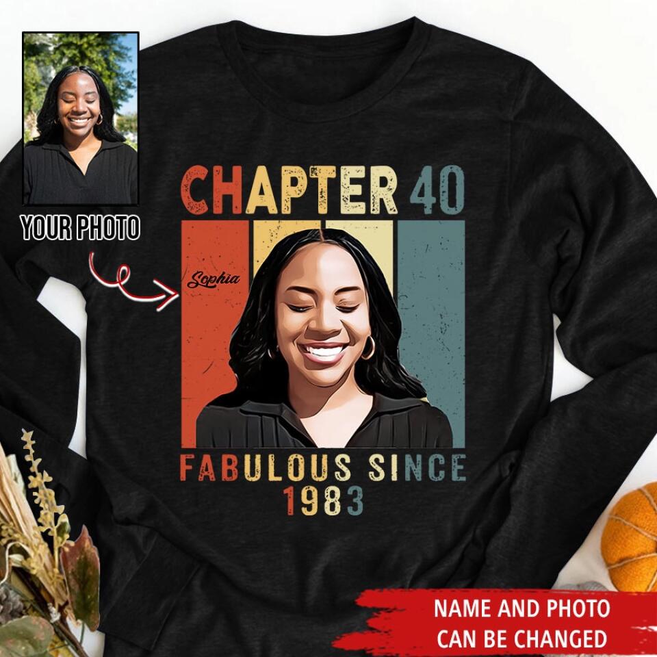 40th Birthday Shirts, Custom Birthday Shirts, Turning 40 Shirt, Gifts For Women Turning 40, 40 And Fabulous Shirt, 1983 Shirt, 50th Birthday Shirts For Her