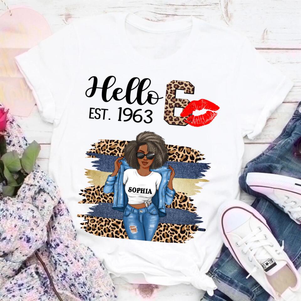 60th Birthday Shirts, Custom Birthday Shirts, Turning 60 Shirt, Gifts For Women Turning 60, 60 And Fabulous Shirt, 1963 Shirt, 60th Birthday Shirts For Her