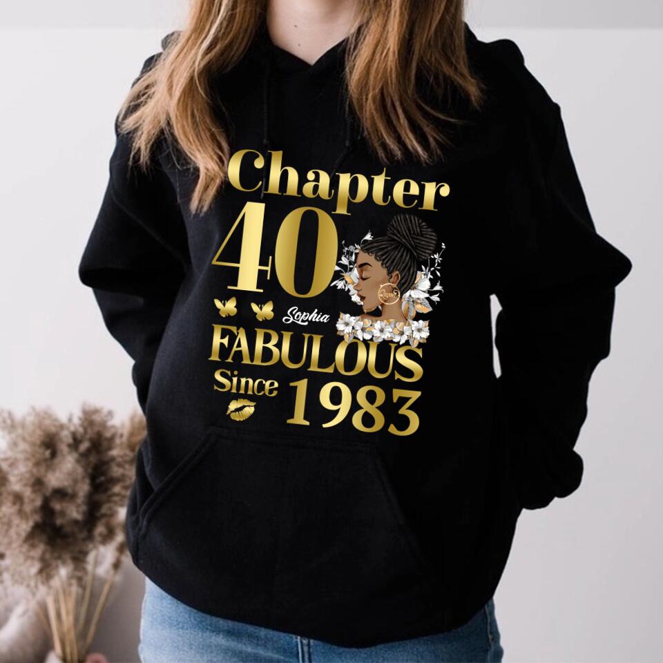 40th Birthday Shirts, Custom Birthday Shirts, Turning 40 Shirt, Gifts For Women Turning 40, 40 And Fabulous Shirt, 1983 Shirt, 40th Birthday Shirts For Her