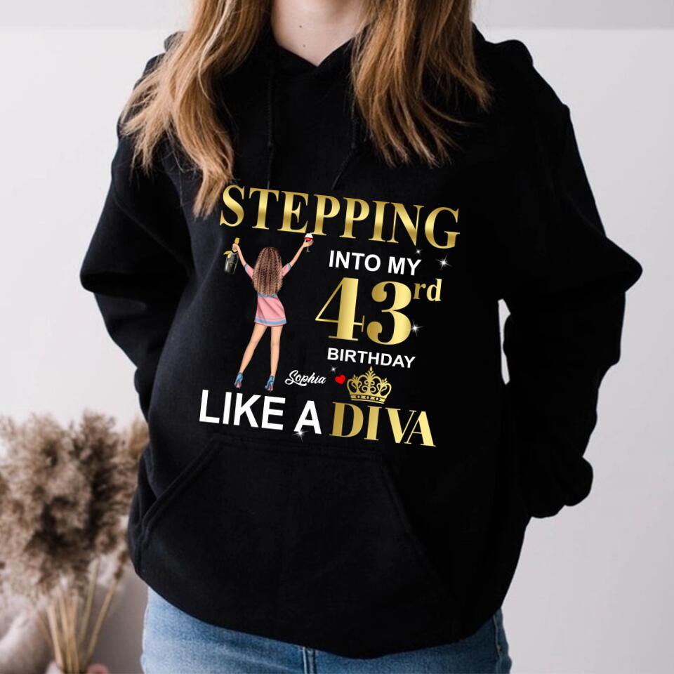 43rd Birthday Shirts, Custom Birthday Shirts, Turning 43 Shirt, Gifts For Women Turning 43, 43 And Fabulous Shirt, 1980 Shirt, 43rd Birthday Shirts For Her