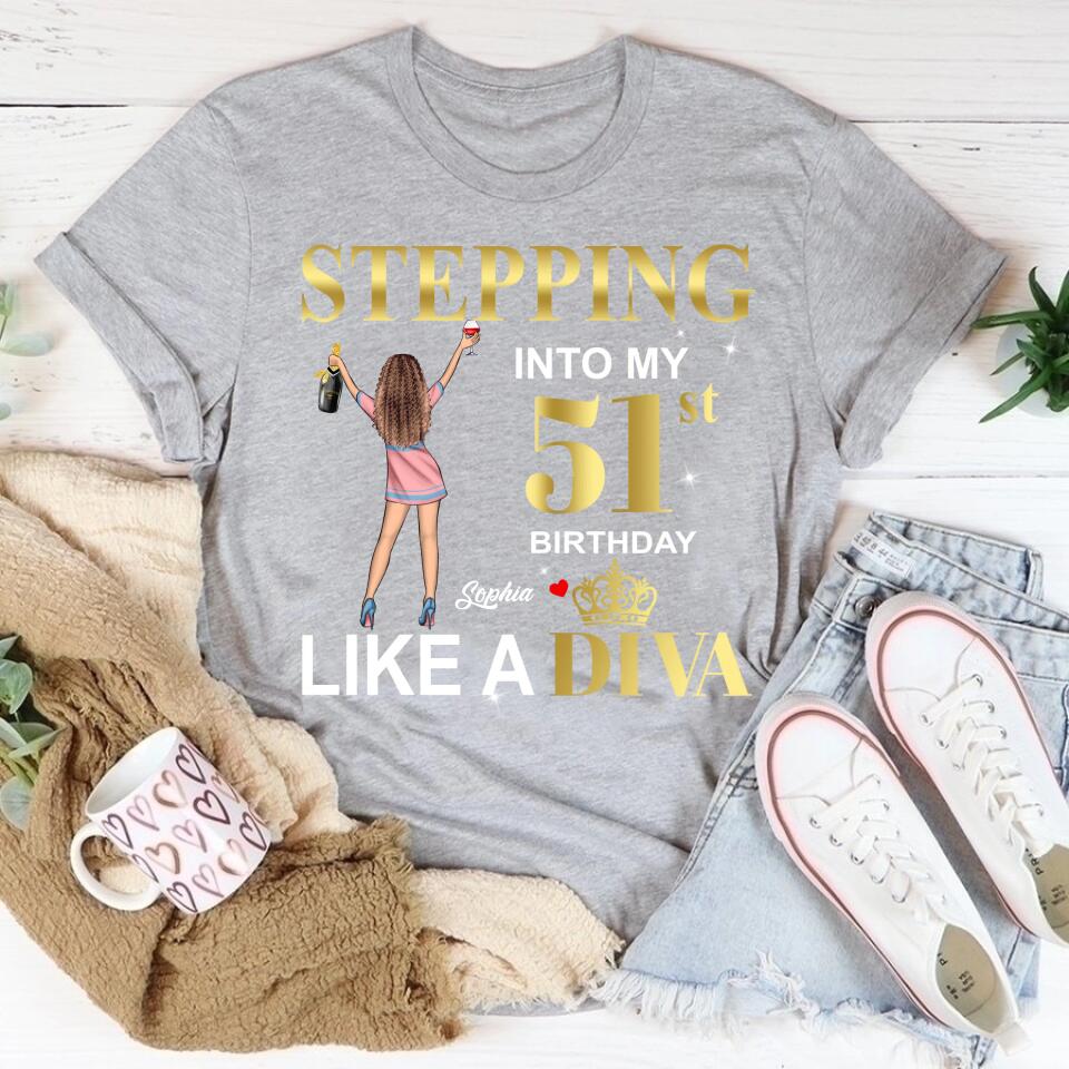 51st Birthday Shirts, Custom Birthday Shirts, Turning 51 Shirt, Gifts For Women Turning 51, 51 And Fabulous Shirt, 1972 Shirt, 51st Birthday Shirts For Her