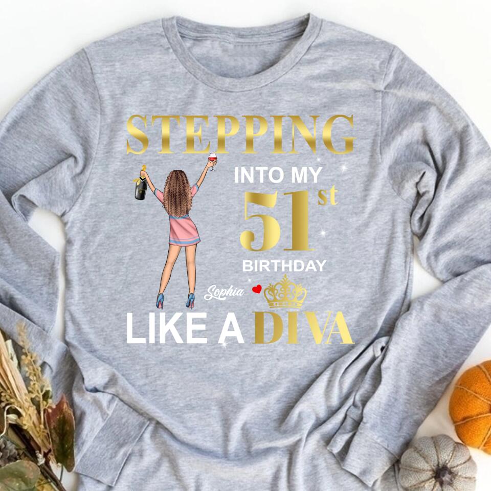 51st Birthday Shirts, Custom Birthday Shirts, Turning 51 Shirt, Gifts For Women Turning 51, 51 And Fabulous Shirt, 1972 Shirt, 51st Birthday Shirts For Her