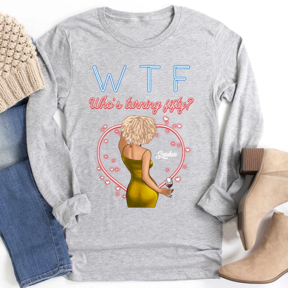 50th Birthday Shirts For Her, Personalised 50th Birthday Gifts, 1973 T Shirt, 50 and Fabulous Shirt, Custom Birthday Shirt