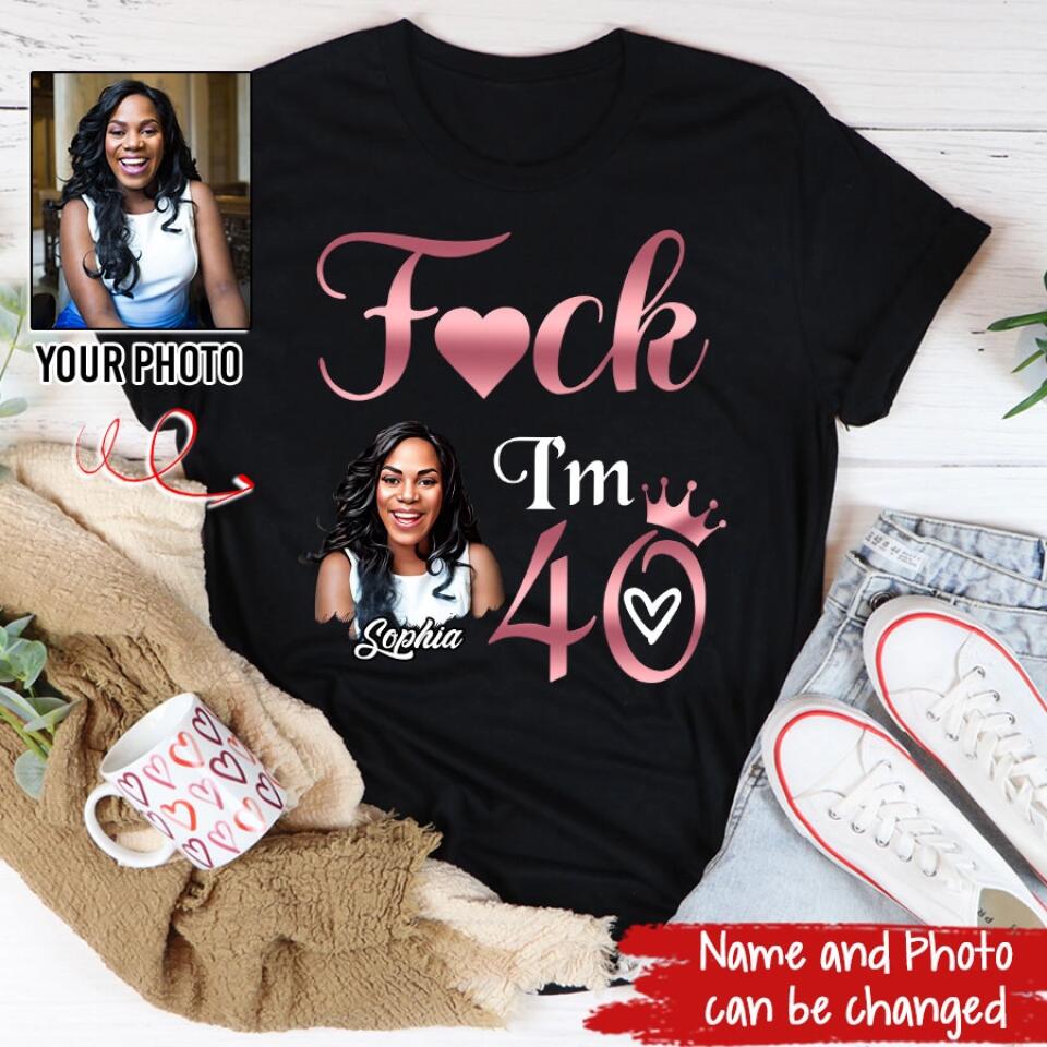 40th Birthday Shirts, Custom Birthday Shirts, Turning 40 Shirt, Gifts For Women Turning 40, 40 And Fabulous Shirt, 1983 Shirt