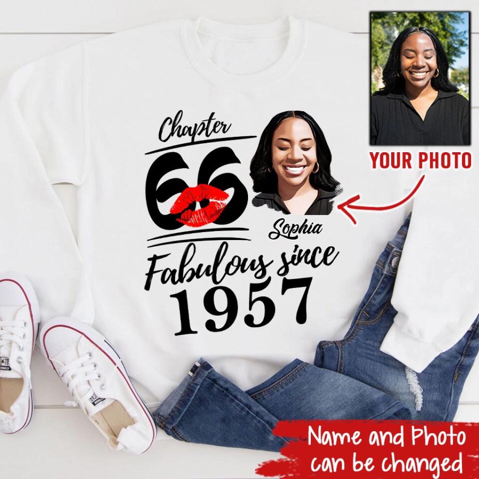 66th Birthday Shirts, Custom Birthday Shirts, Turning 66 Shirt, Gifts For Women Turning 66, 66 And Fabulous Shirt, 1957 Shirt, 66th Birthday Shirts For Her