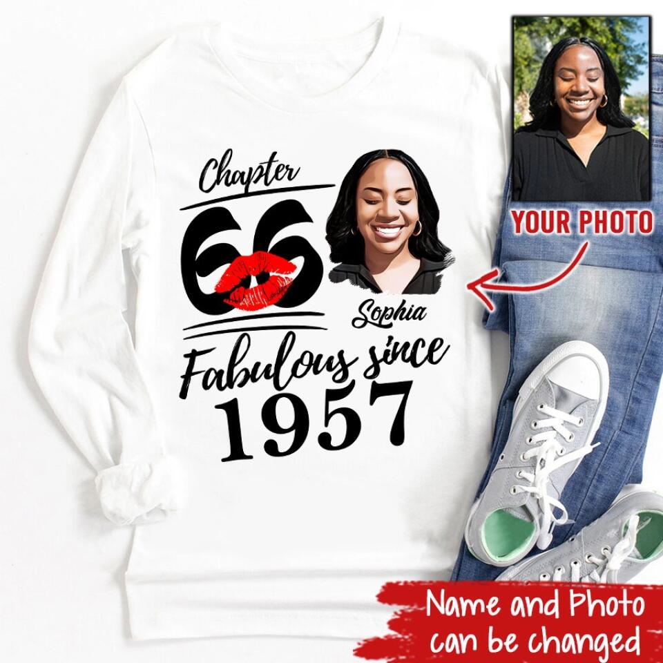 66th Birthday Shirts, Custom Birthday Shirts, Turning 66 Shirt, Gifts For Women Turning 66, 66 And Fabulous Shirt, 1957 Shirt, 66th Birthday Shirts For Her
