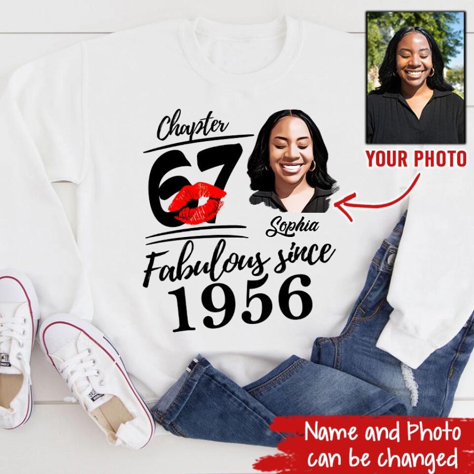 67th Birthday Shirts, Custom Birthday Shirts, Turning 67 Shirt, Gifts For Women Turning 67, 67 And Fabulous Shirt, 1956 Shirt, 66th Birthday Shirts For Her