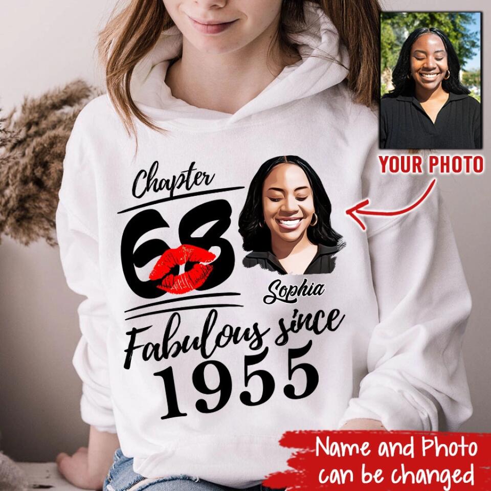 68th Birthday Shirts, Custom Birthday Shirts, Turning 68 Shirt, Gifts For Women Turning 68, 68 And Fabulous Shirt, 1955 Shirt, 68th Birthday Shirts For Her