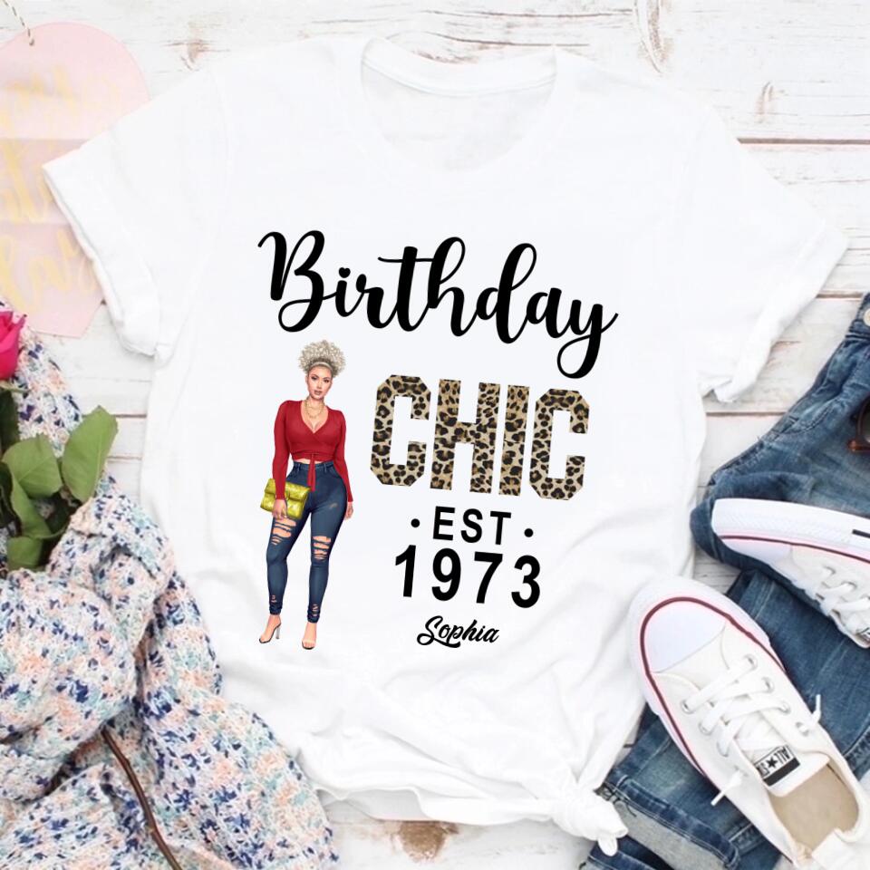 50th Birthday Shirts, Custom Birthday Shirts, Turning 50 Shirt, Gifts For Women Turning 50, 50 And Fabulous Shirt, 1973 Shirt