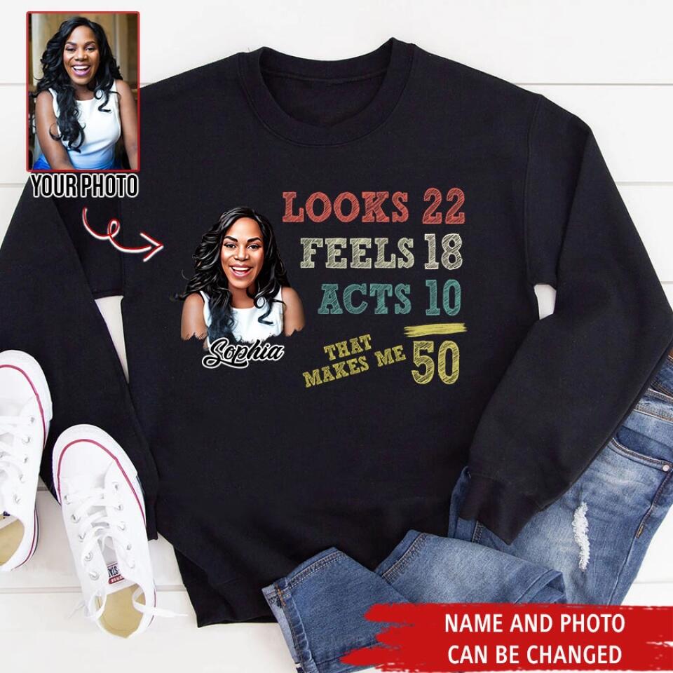 50th Birthday Shirts For Her, Personalised 50th Birthday Gifts, 1973 T Shirt, 50 and Fabulous Shirt, Custom Birthday Shirt