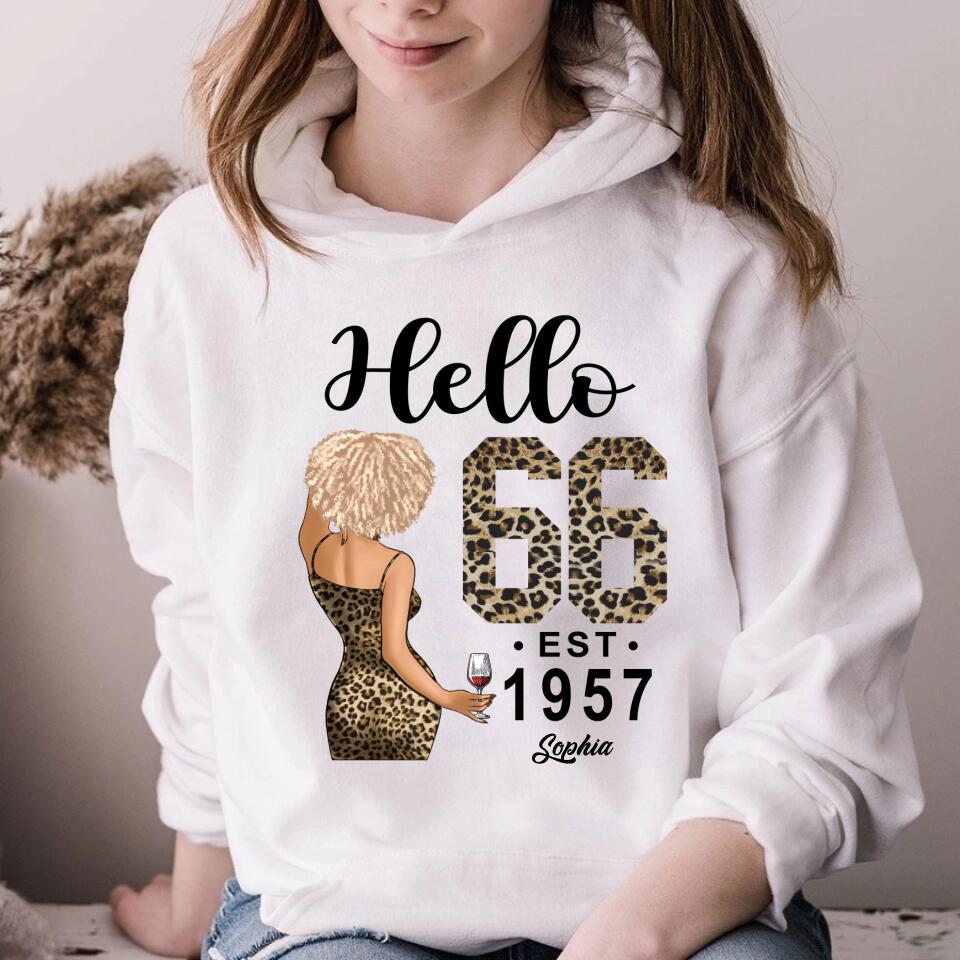 66th Birthday Shirts, Custom Birthday Shirts, Turning 66 Shirt, Gifts For Women Turning 66, 66 And Fabulous Shirt, 1957 Shirt, 66th Birthday Shirts For Her