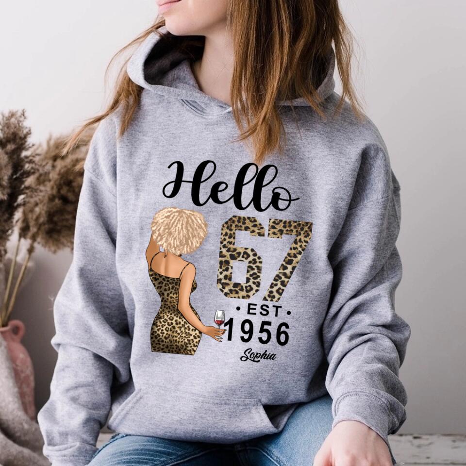 67th Birthday Shirts, Custom Birthday Shirts, Turning 67 Shirt, Gifts For Women Turning 67, 67 And Fabulous Shirt, 1956 Shirt, 67th Birthday Shirts For Her