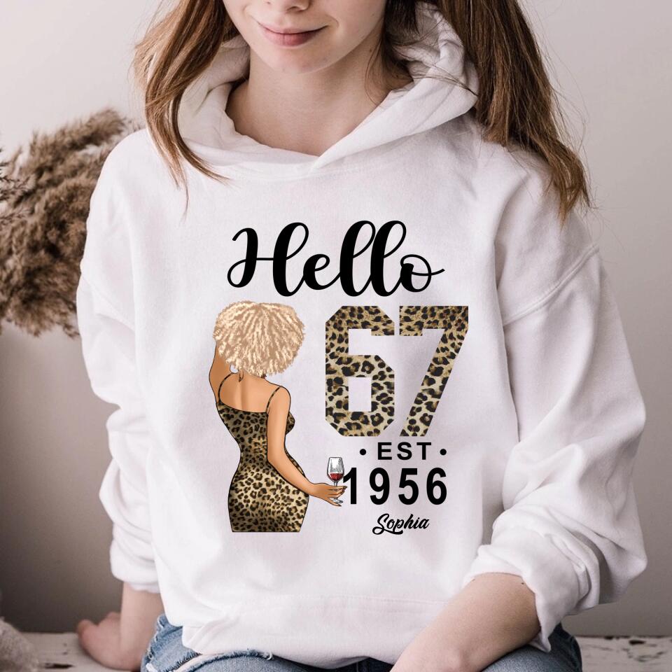 67th Birthday Shirts, Custom Birthday Shirts, Turning 67 Shirt, Gifts For Women Turning 67, 67 And Fabulous Shirt, 1956 Shirt, 67th Birthday Shirts For Her