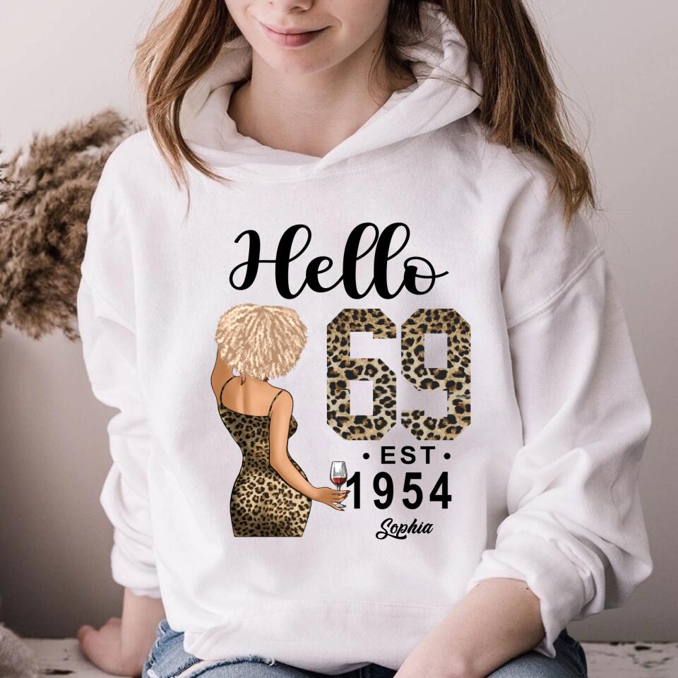 69th Birthday Shirts, Custom Birthday Shirts, Turning 69 Shirt, Gifts For Women Turning 69, 69 And Fabulous Shirt, 1954 Shirt, 69th Birthday Shirts For Her