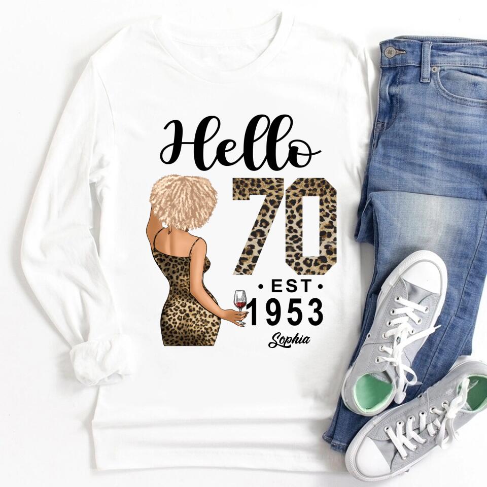 70th Birthday Shirts, Custom Birthday Shirts, Turning 70 Shirt, Gifts For Women Turning 70, 70 And Fabulous Shirt, 1953 Shirt, 70th Birthday Shirts For Her