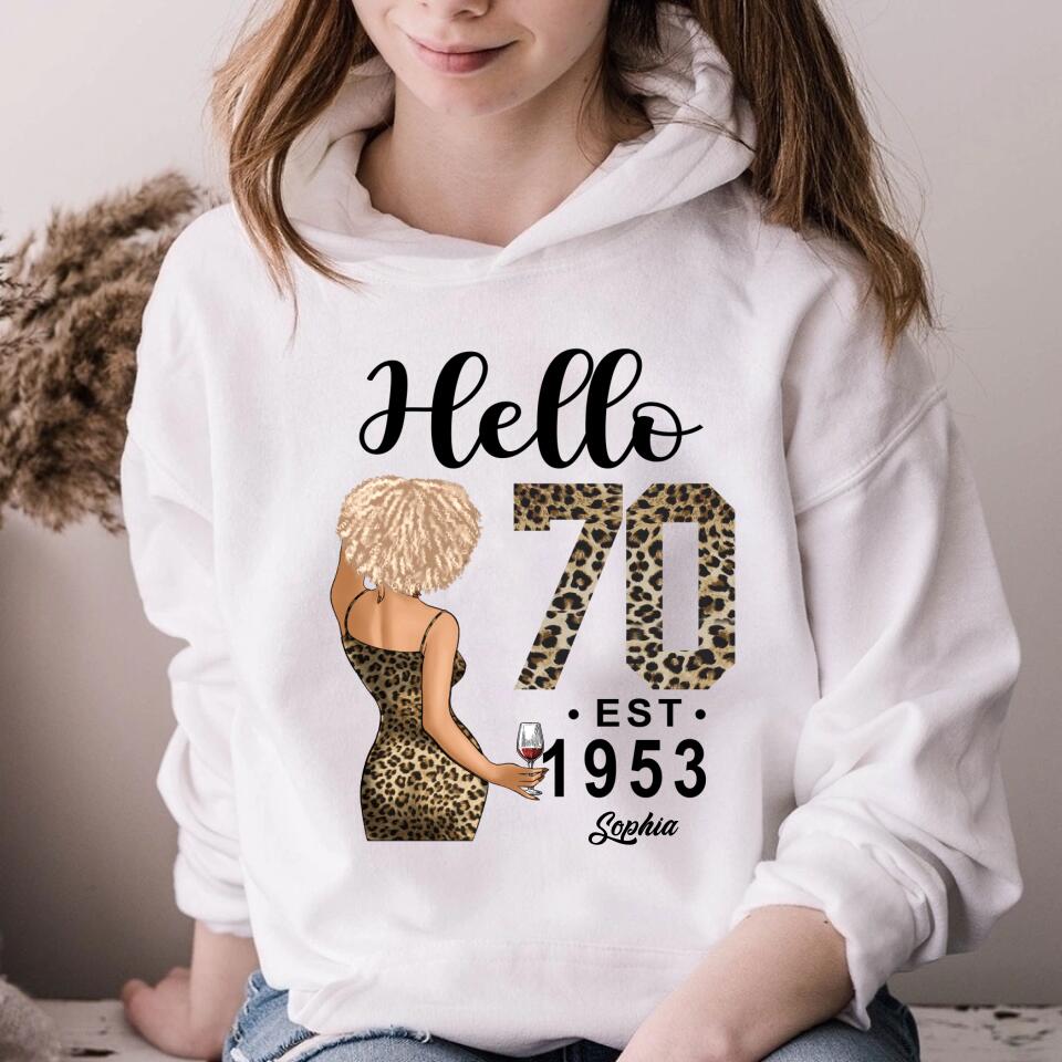 70th Birthday Shirts, Custom Birthday Shirts, Turning 70 Shirt, Gifts For Women Turning 70, 70 And Fabulous Shirt, 1953 Shirt, 70th Birthday Shirts For Her
