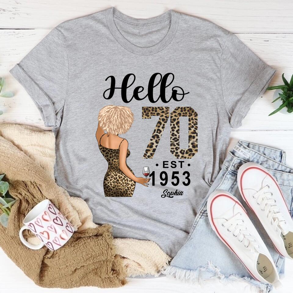 70th Birthday Shirts, Custom Birthday Shirts, Turning 70 Shirt, Gifts For Women Turning 70, 70 And Fabulous Shirt, 1953 Shirt, 70th Birthday Shirts For Her