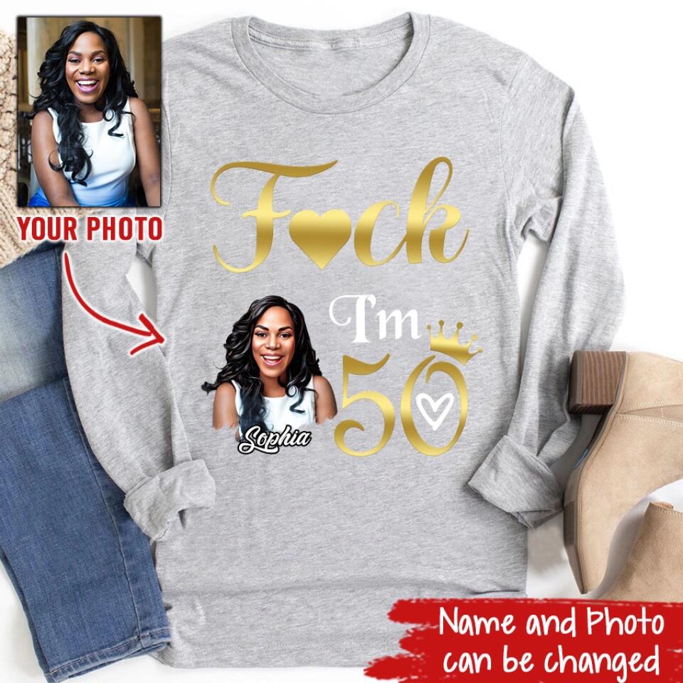 50th Birthday Shirts For Her, Personalised 50th Birthday Gifts, 1973 T Shirt, 50 and Fabulous Shirt, Custom Birthday Shirt