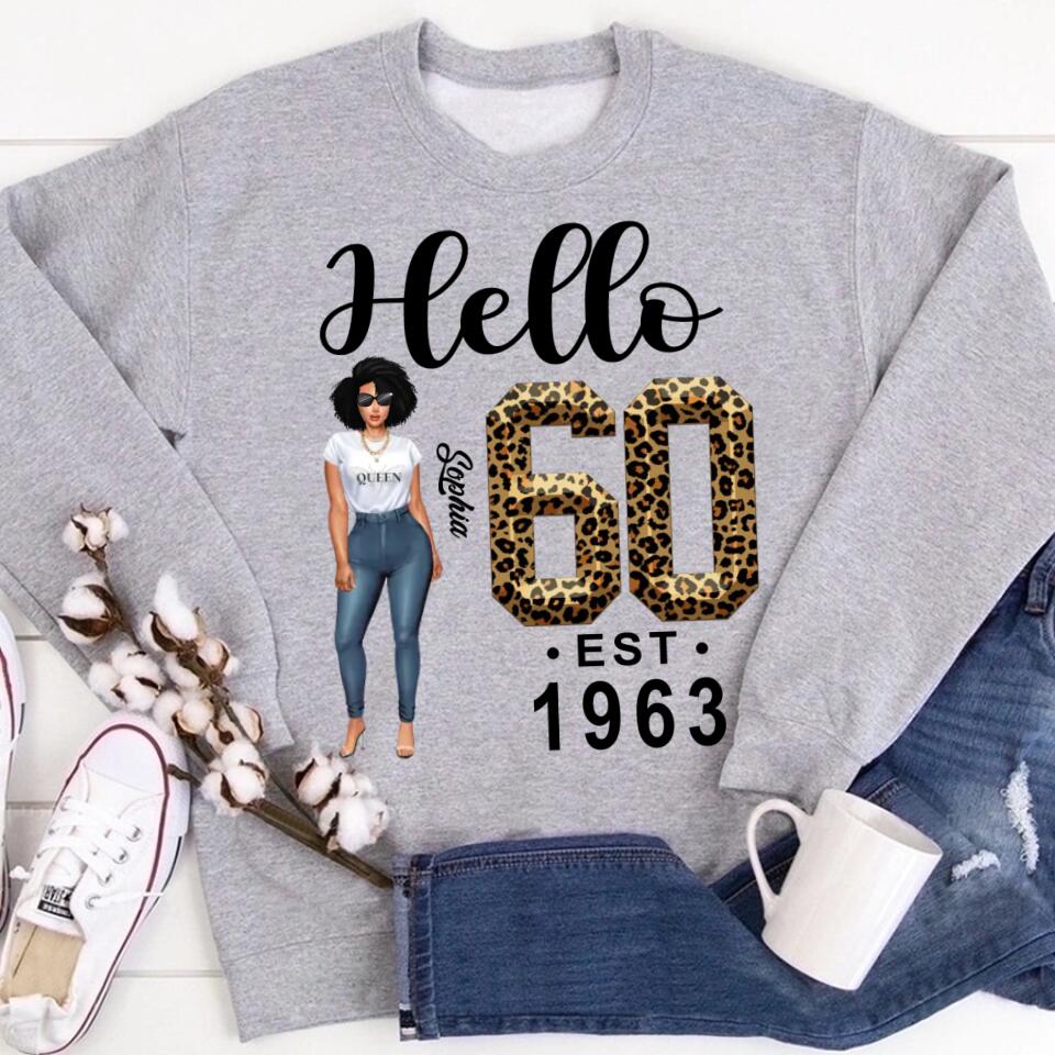 Chapter 60, Fabulous Since 1963 60th Birthday Unique T Shirt For Woman, Custom Birthday Shirt, Her Gifts For 60 Years Old , Turning 60 Birthday Cotton Shirt