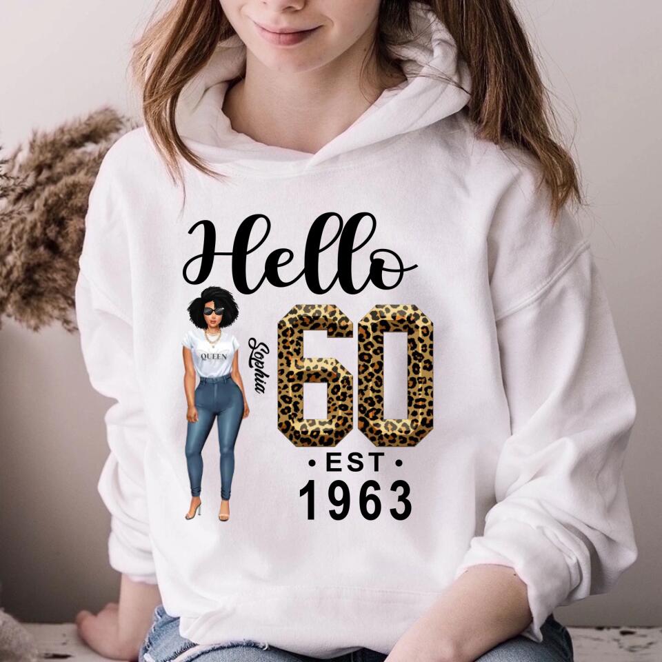 Chapter 60, Fabulous Since 1963 60th Birthday Unique T Shirt For Woman, Custom Birthday Shirt, Her Gifts For 60 Years Old , Turning 60 Birthday Cotton Shirt
