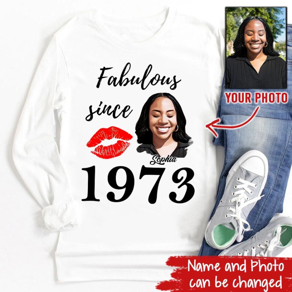 50th Birthday Shirts, Custom Birthday Shirts, Turning 50 Shirt, Gifts For Women Turning 50, 50 And Fabulous Shirt, 1973 Shirt, 50th Birthday Shirts For Her