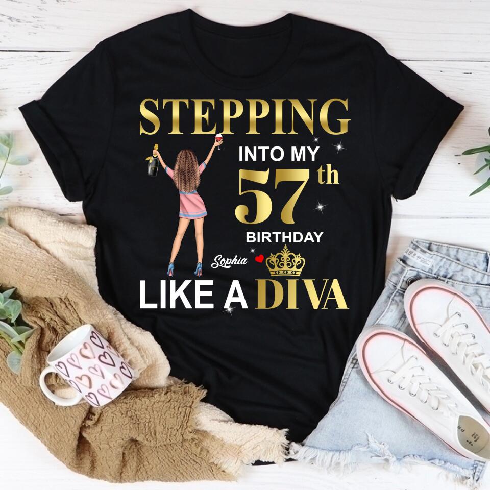 57th Birthday Shirts, Custom Birthday Shirts, Turning 57 Shirt, Gifts For Women Turning 57, 57 And Fabulous Shirt, 1966 Shirt, 57th Birthday Shirts For Her