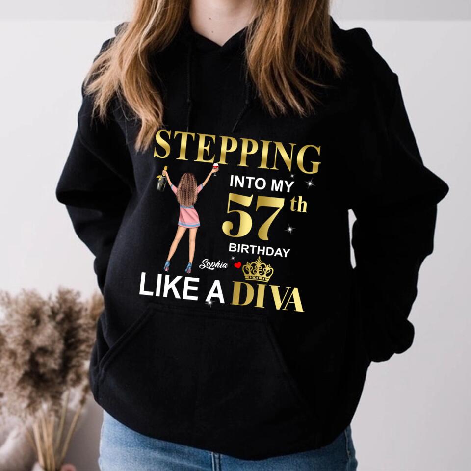 57th Birthday Shirts, Custom Birthday Shirts, Turning 57 Shirt, Gifts For Women Turning 57, 57 And Fabulous Shirt, 1966 Shirt, 57th Birthday Shirts For Her