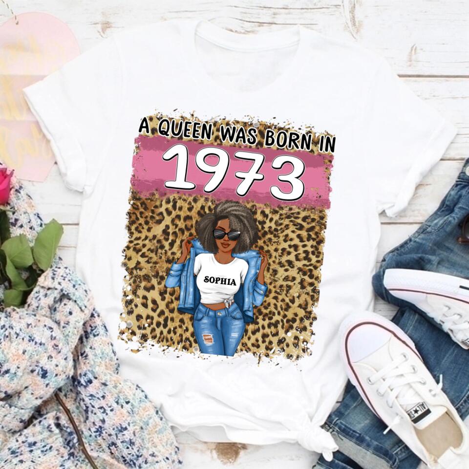 50th Birthday Shirts, Custom Birthday Shirts, Turning 50 Shirt, Gifts For Women Turning 50, 50 And Fabulous Shirt, 1973 Shirt, 50th Birthday Shirts For Her