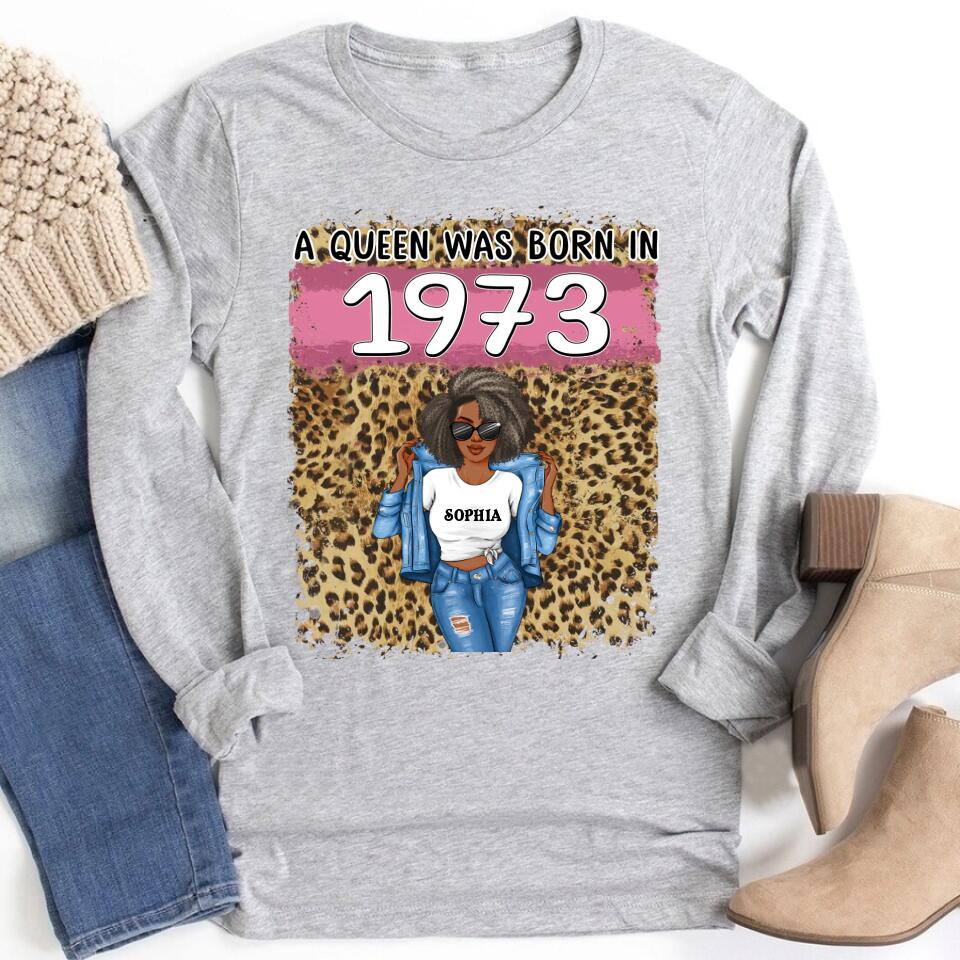 50th Birthday Shirts, Custom Birthday Shirts, Turning 50 Shirt, Gifts For Women Turning 50, 50 And Fabulous Shirt, 1973 Shirt, 50th Birthday Shirts For Her