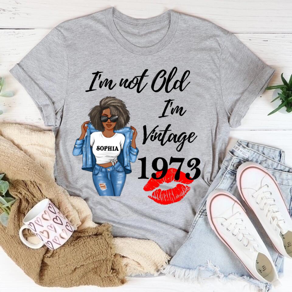 50th Birthday Shirts, Custom Birthday Shirts, Turning 50 Shirt, Gifts For Women Turning 50, 50 And Fabulous Shirt, 1973 Shirt, 50th Birthday Shirts For Her