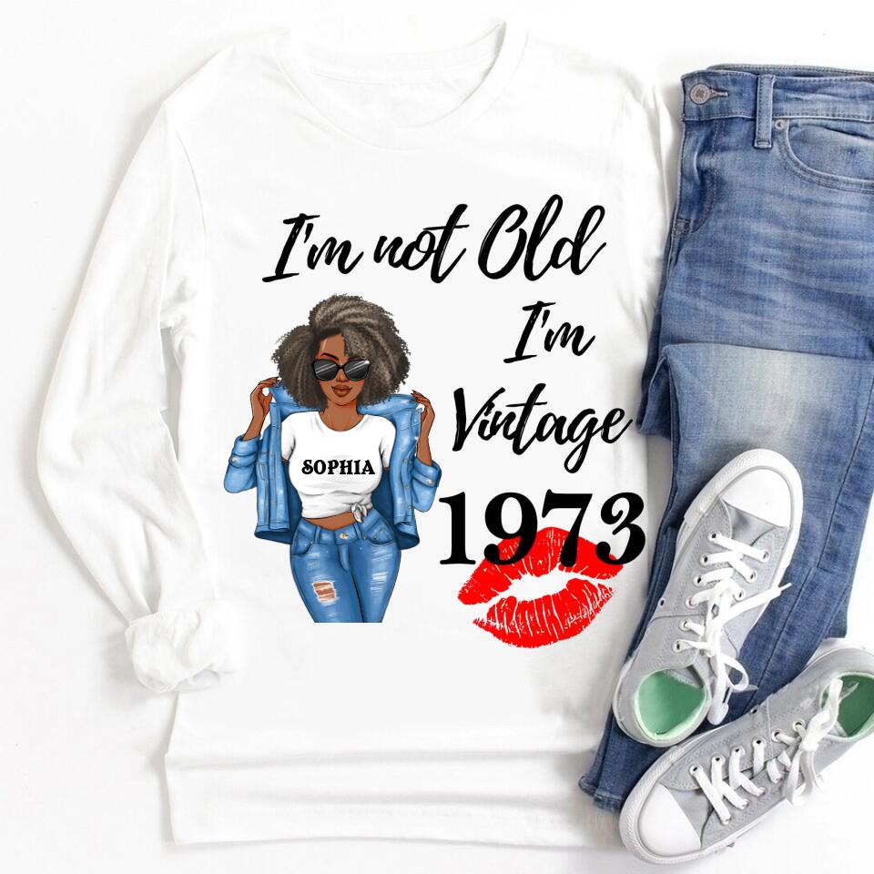 50th Birthday Shirts, Custom Birthday Shirts, Turning 50 Shirt, Gifts For Women Turning 50, 50 And Fabulous Shirt, 1973 Shirt, 50th Birthday Shirts For Her