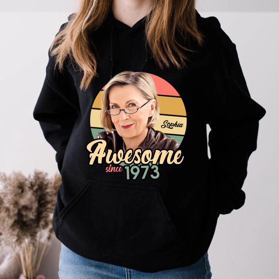 50th Birthday Shirts, Custom Birthday Shirts, Turning 50 Shirt, Gifts For Women Turning 50, 50 And Fabulous Shirt, 1973 Shirt, 50th Birthday Shirts For Her