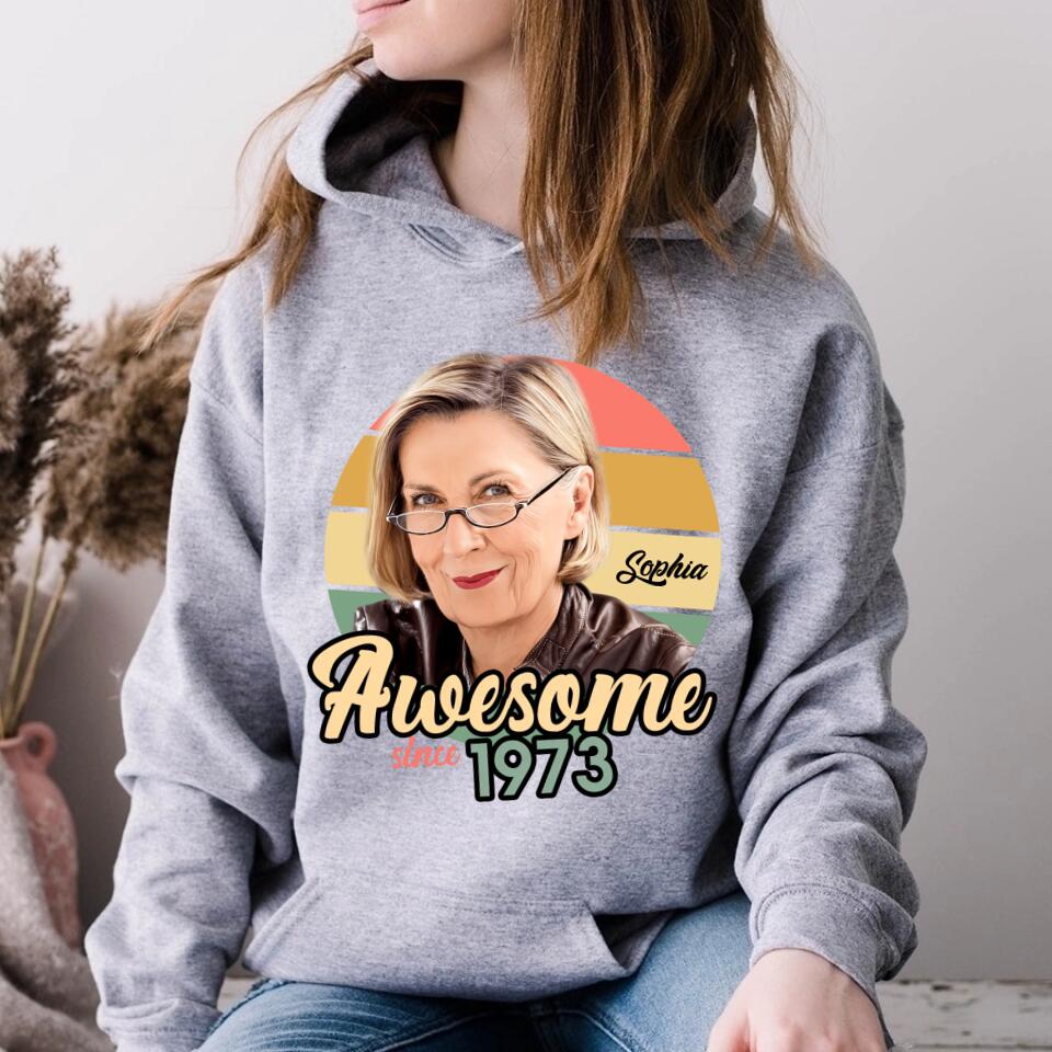 50th Birthday Shirts, Custom Birthday Shirts, Turning 50 Shirt, Gifts For Women Turning 50, 50 And Fabulous Shirt, 1973 Shirt, 50th Birthday Shirts For Her