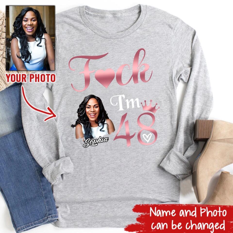 Custom Birthday Shirts, Chapter 48, Fabulous Since 1975 48th Birthday Unique T Shirt For Woman, Her Gifts For 48 Years Old