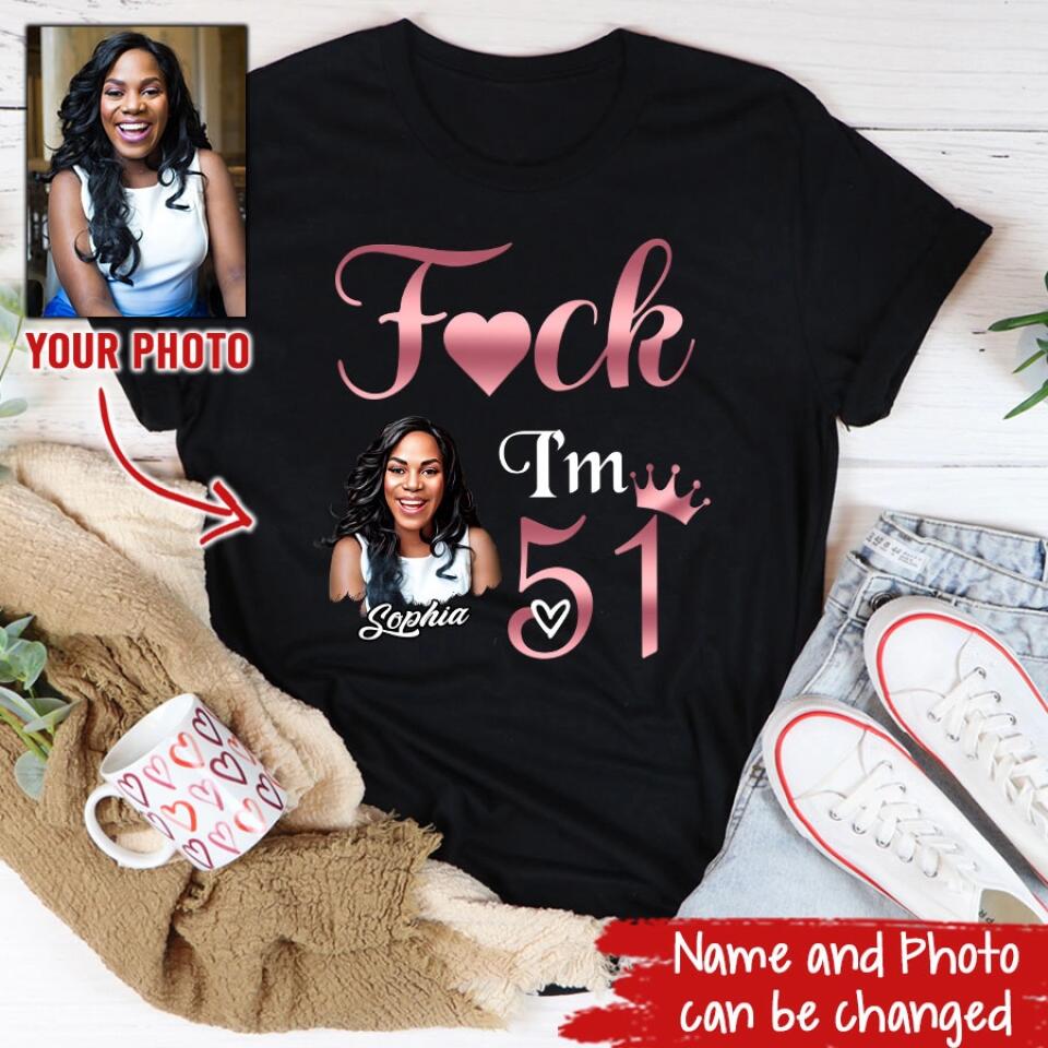 51st Birthday Shirts, Custom Birthday Shirts, Turning 51 Shirt, Gifts For Women Turning 51, 51 And Fabulous Shirt, 1972 Shirt