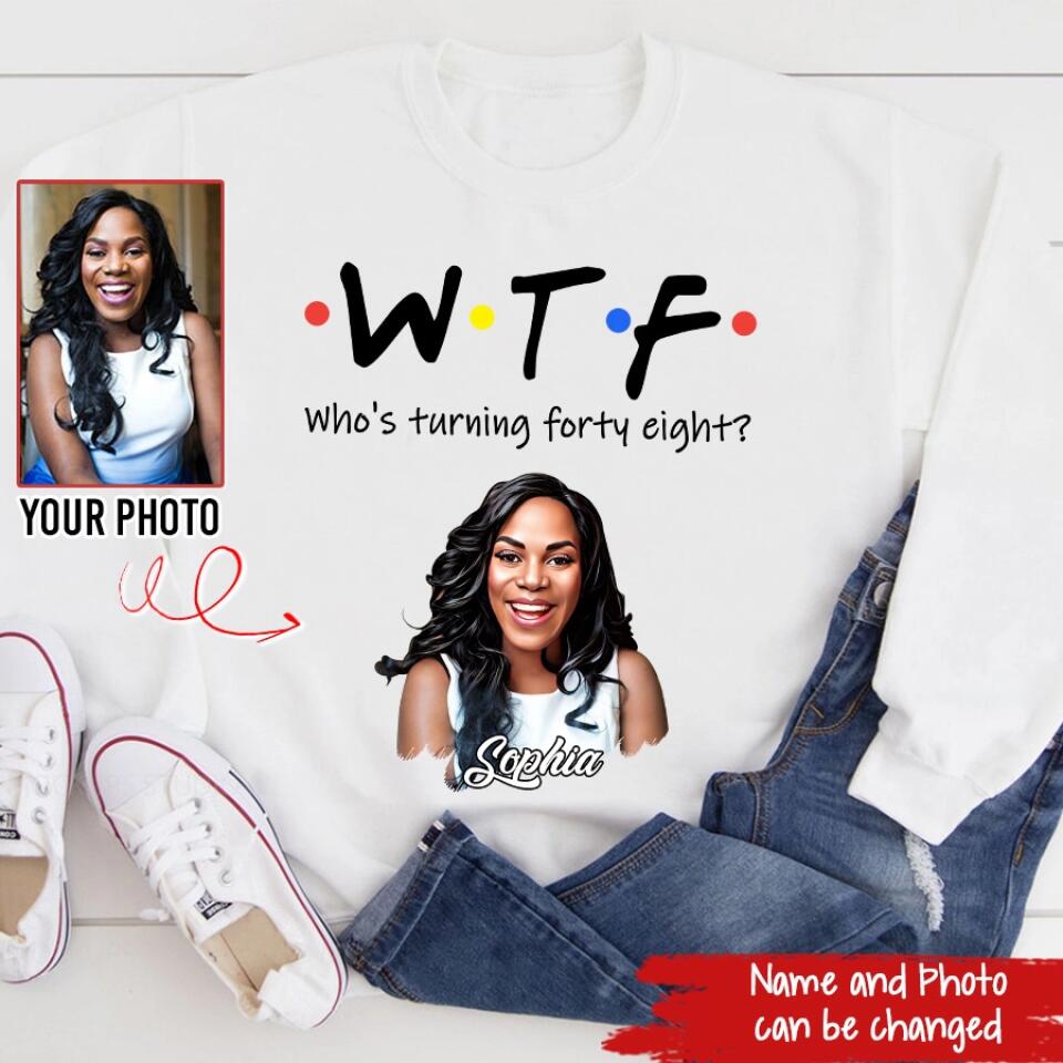 48th Birthday Shirts, Custom Birthday Shirts, Turning 48 Shirt, Gifts For Women Turning 48, 48 And Fabulous Shirt, 1975 Shirt