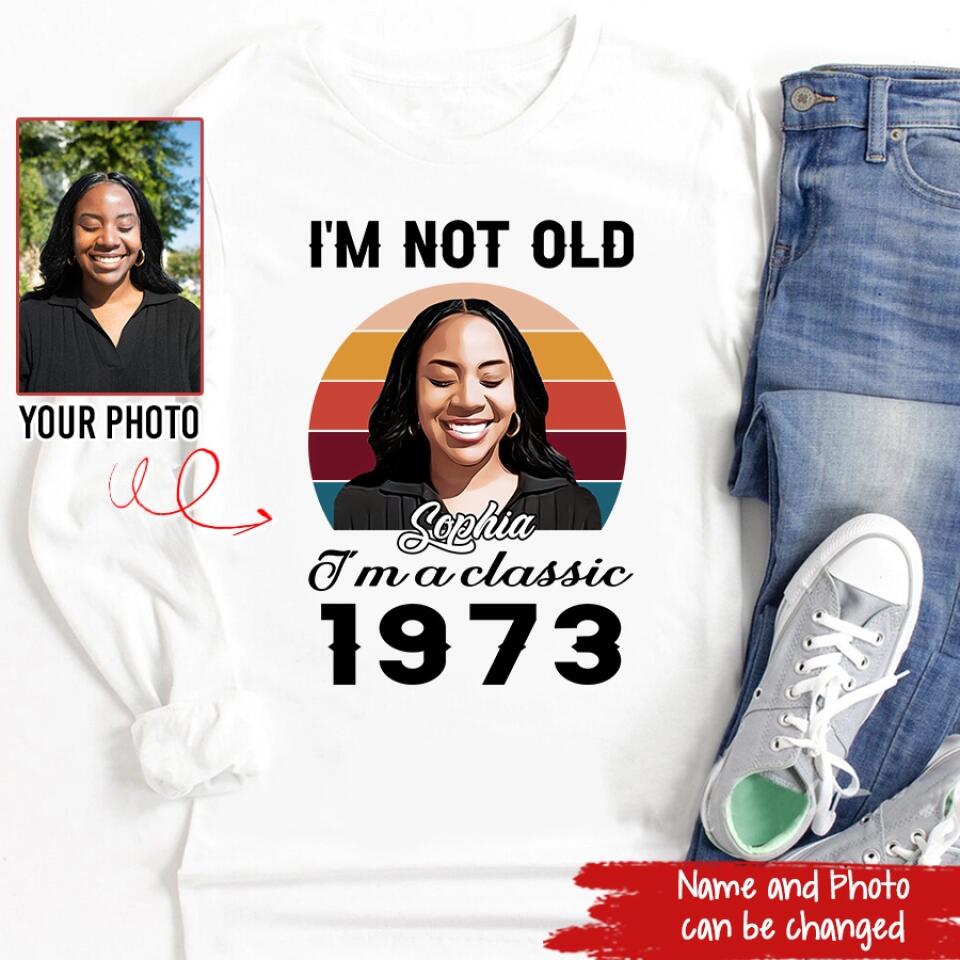 50th Birthday Shirts, Custom Birthday Shirts, Turning 50 Shirt, Gifts For Women Turning 50, 50 And Fabulous Shirt, 1973 Shirt, 50th Birthday Shirts For Her