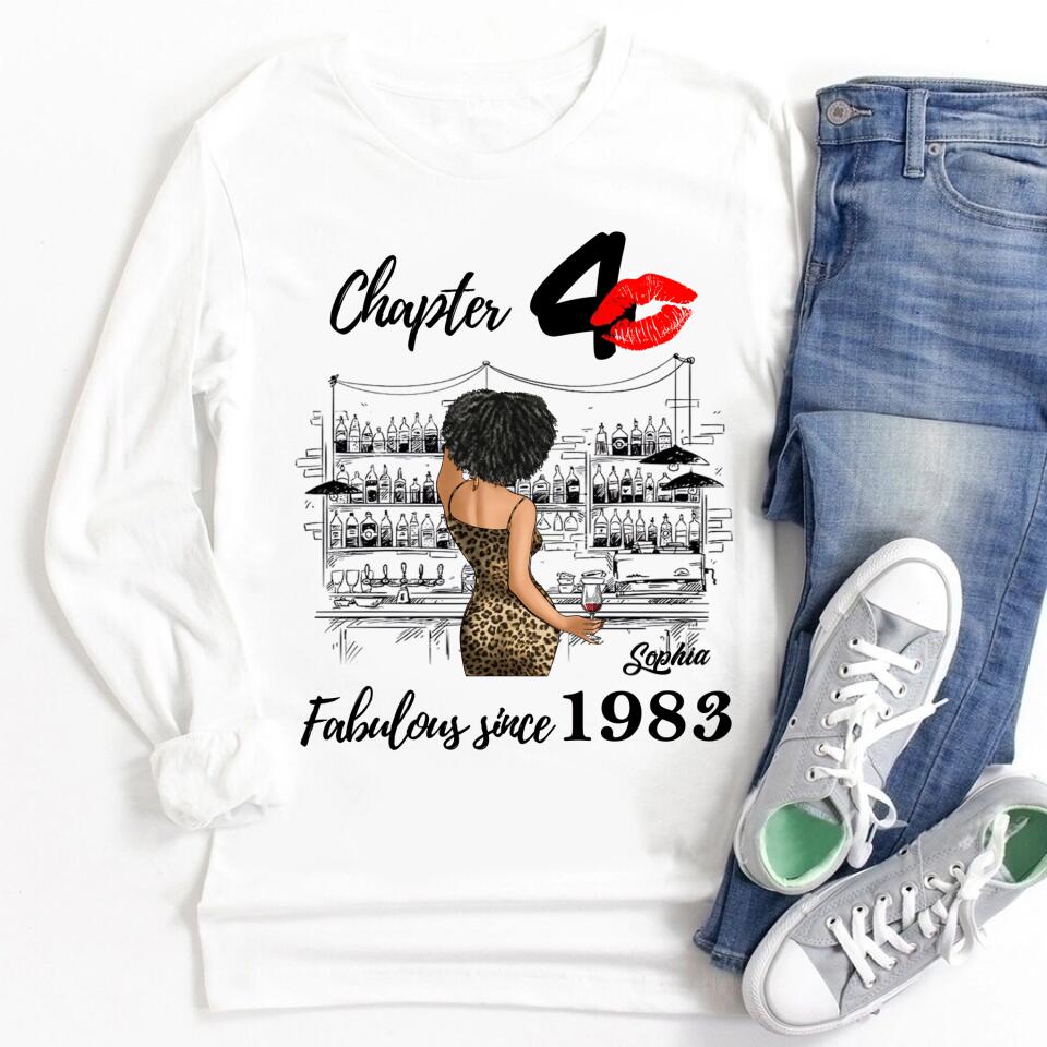 40th Birthday Shirts, Custom Birthday Shirts, Turning 40 Shirt, Gifts For Women Turning 40, 40 And Fabulous Shirt, 1983 Shirt, 50th Birthday Shirts For Her