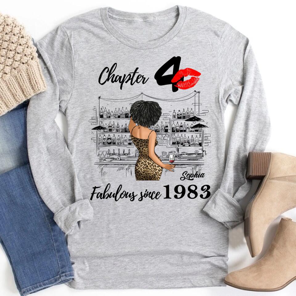 40th Birthday Shirts, Custom Birthday Shirts, Turning 40 Shirt, Gifts For Women Turning 40, 40 And Fabulous Shirt, 1983 Shirt, 50th Birthday Shirts For Her