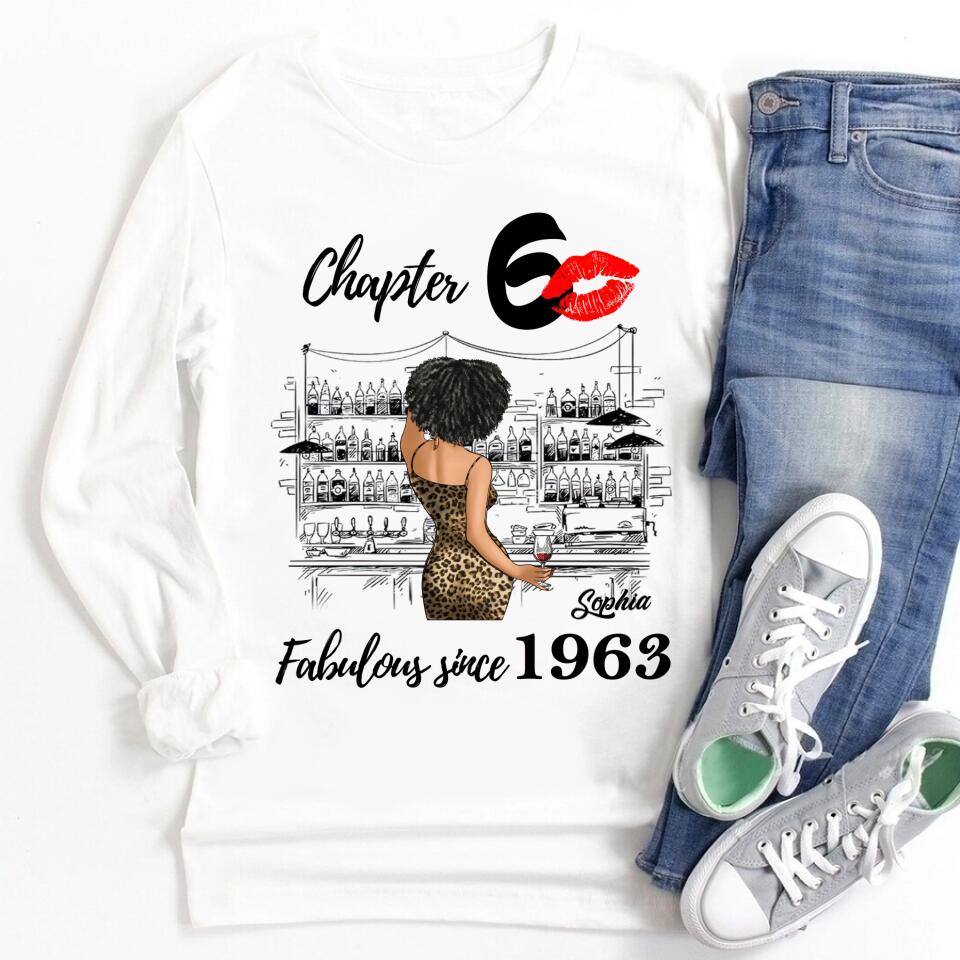 60th Birthday Shirts, Custom Birthday Shirts, Turning 60 Shirt, Gifts For Women Turning 60, 60 And Fabulous Shirt, 1963 Shirt, 60th Birthday Shirts For Her