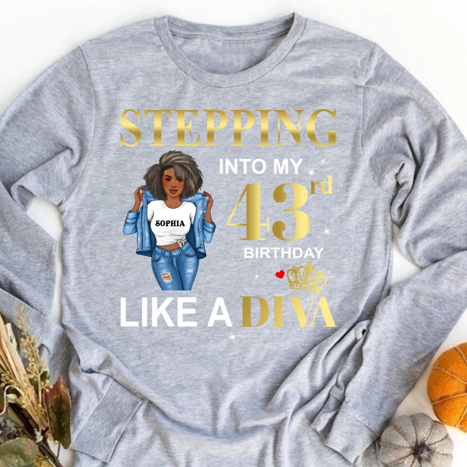 43rd Birthday Shirts, Custom Birthday Shirts, Turning 43 Shirt, Gifts For Women Turning 43, 43 And Fabulous Shirt, 1980 Shirt, 43rd Birthday Shirts For Her