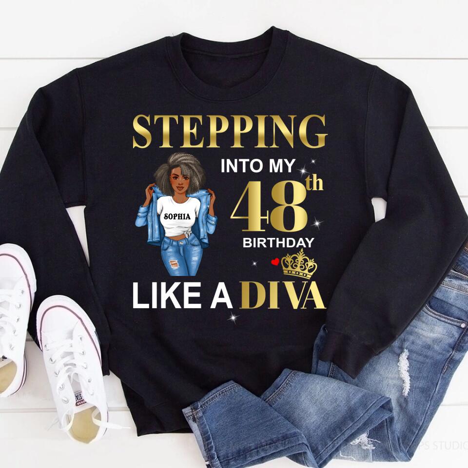 48th Birthday Shirts, Custom Birthday Shirts, Turning 48 Shirt, Gifts For Women Turning 48, 48 And Fabulous Shirt, 1975 Shirt, 48th Birthday Shirts For Her