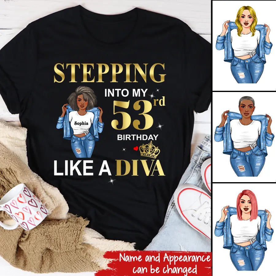 53rd Birthday Shirts, Custom Birthday Shirts, Turning 53 Shirt, Gifts For Women Turning 53, 53 And Fabulous Shirt, 1970 Shirt, 53rd Birthday Shirts For Her