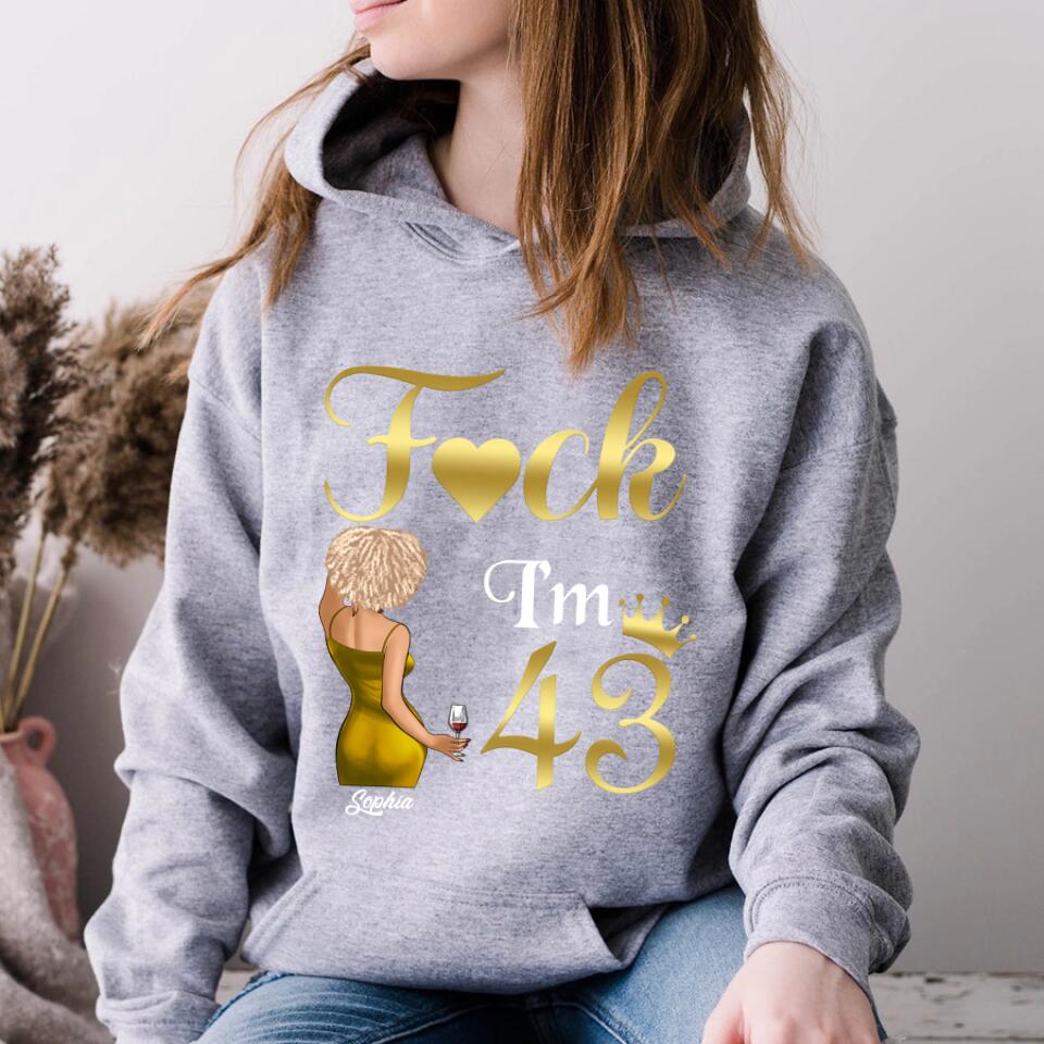 Custom Birthday Shirts, Chapter 43, Fabulous Since 1980 43rd Birthday Unique T Shirt For Woman, Her Gifts For 43 Years Old