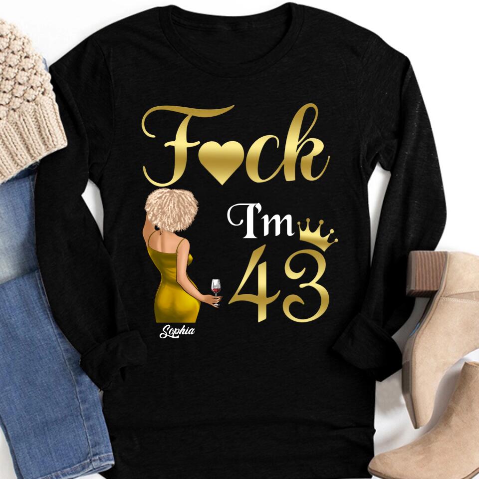 Custom Birthday Shirts, Chapter 43, Fabulous Since 1980 43rd Birthday Unique T Shirt For Woman, Her Gifts For 43 Years Old