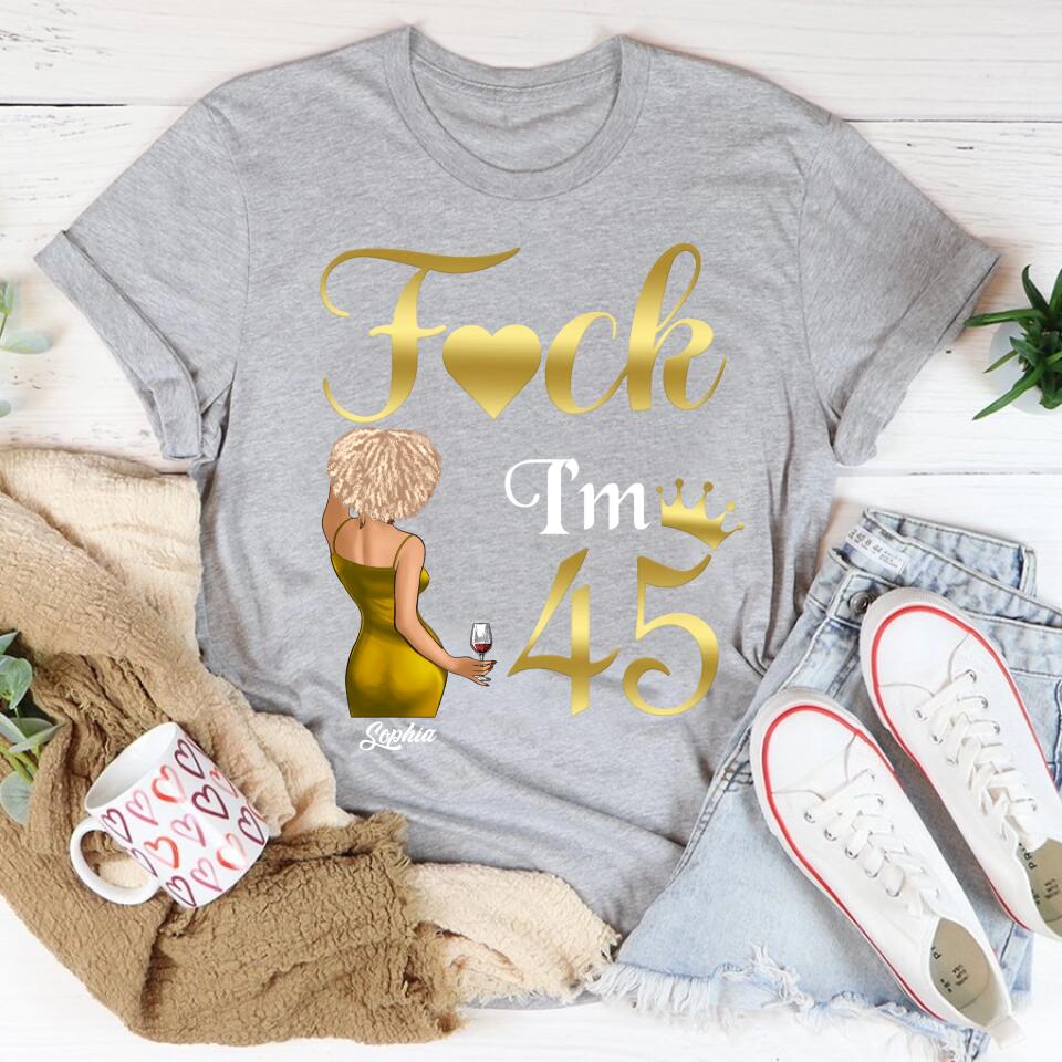 Custom Birthday Shirts, Chapter 45, Fabulous Since 1978 45th Birthday Unique T Shirt For Woman, Her Gifts For 45 Years Old